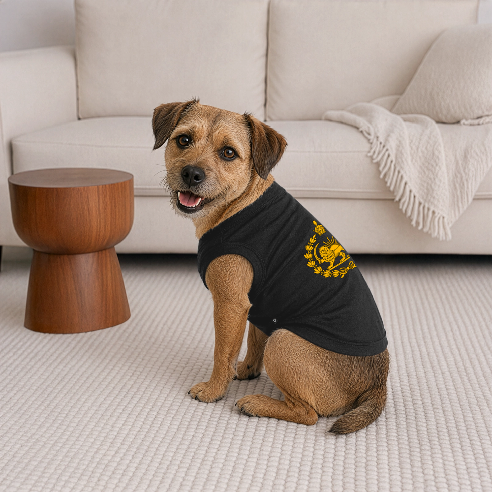 Premium Organic Dog T-Shirt - black