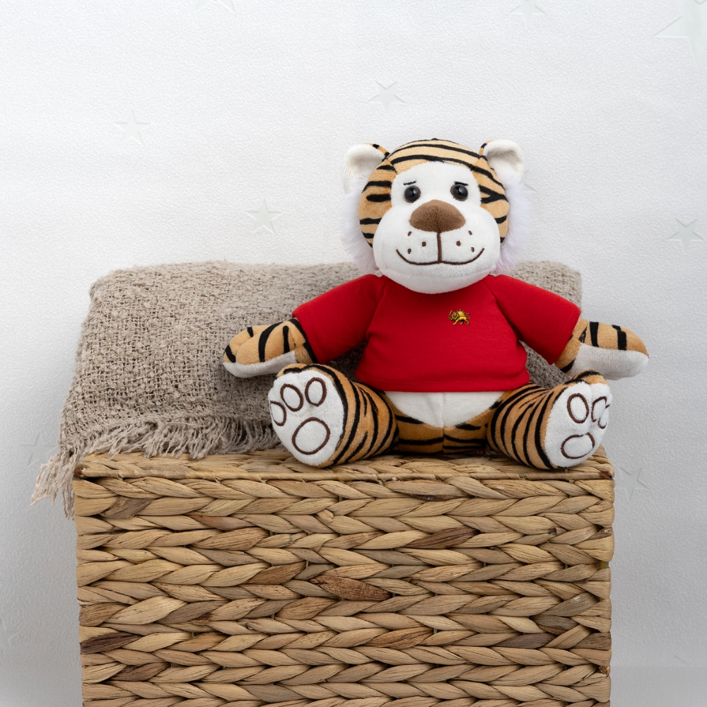 The Shir X Tiger Plushie - red