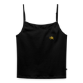 Women's Premium Organic Spaghetti Strap Top - black