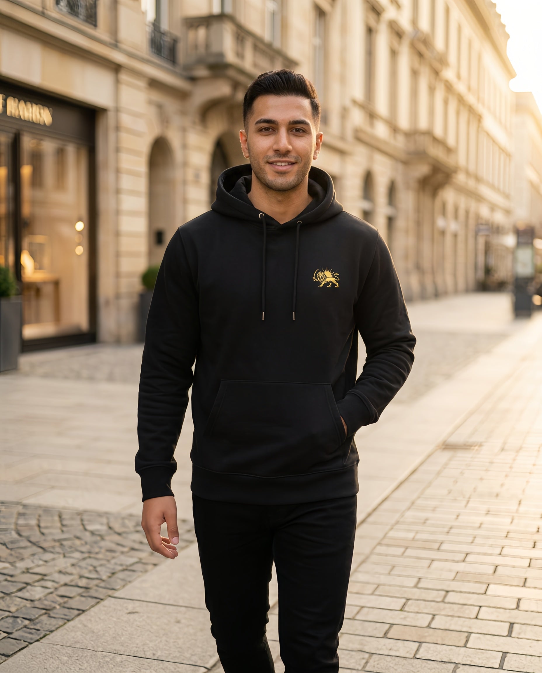 SHIR Embroidered Organic Hoodie